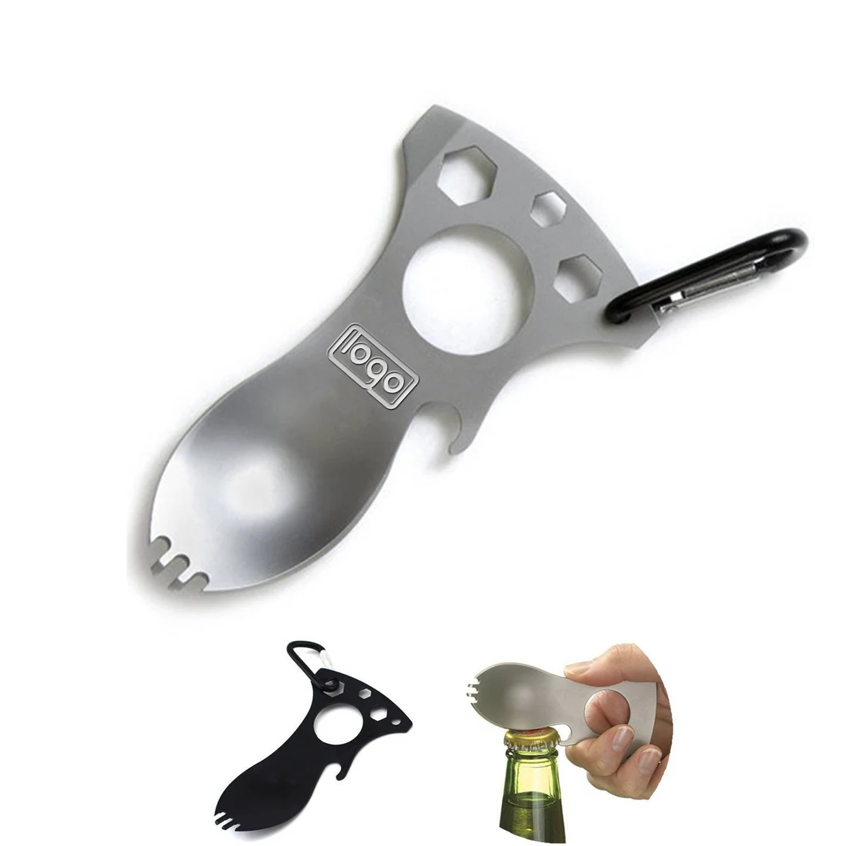 Multifunction Outdoor Camping Fork Spoon Opener 1