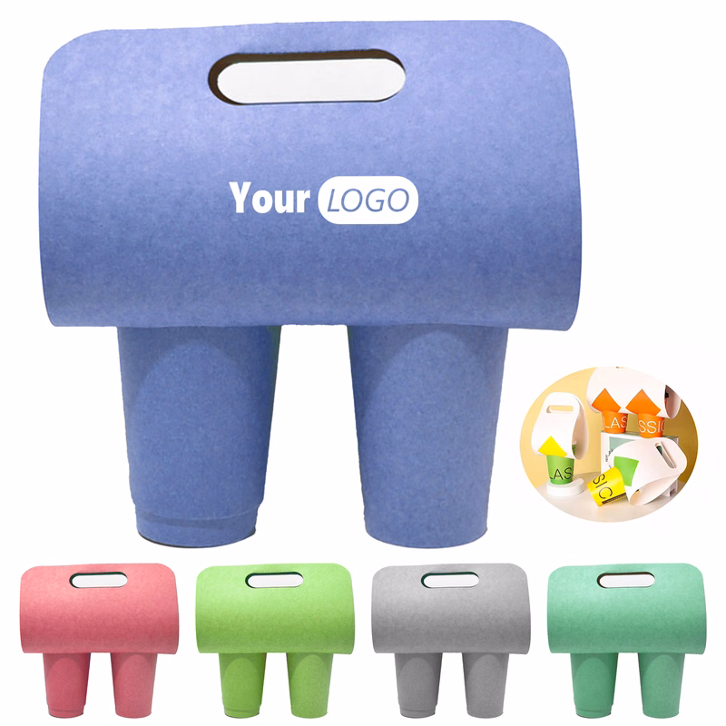 Paper Eco-Friendly Beverage Holder For Secure Carrying