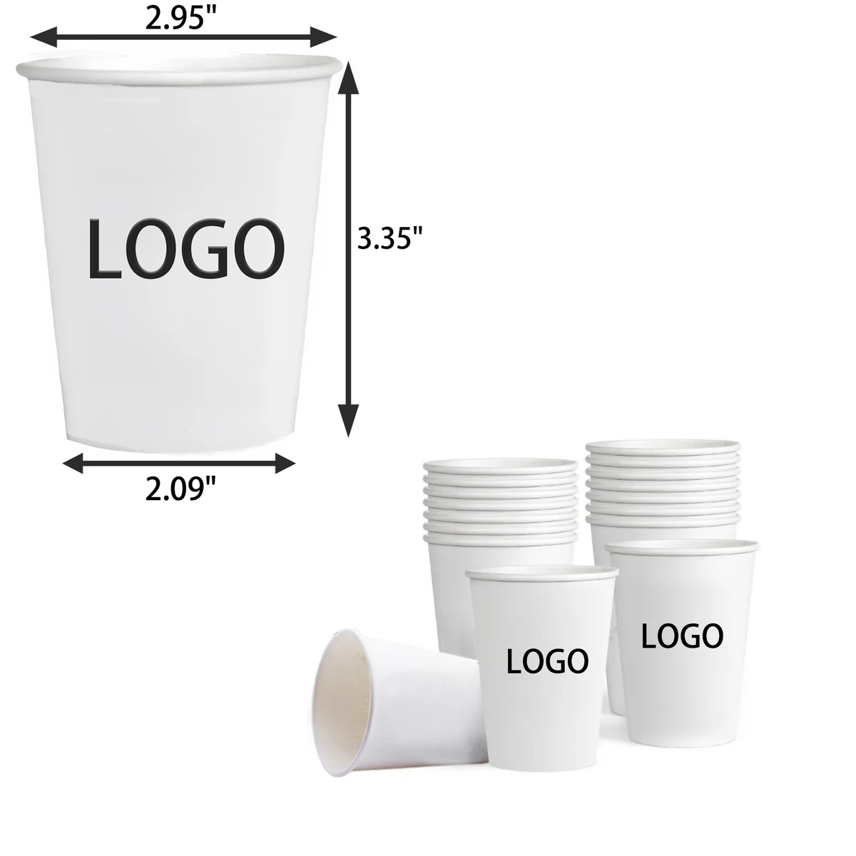 8 OZ Disposable Paper Cup 1