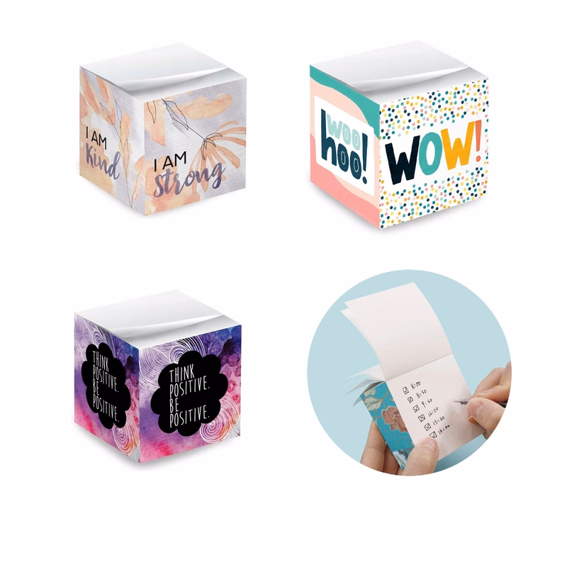 Custom 2.75" Full color Post-it Note Cube Paper Brick