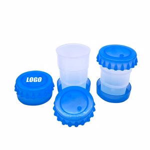 Innovative Cap Shaped Collapsible Plastic Cup
