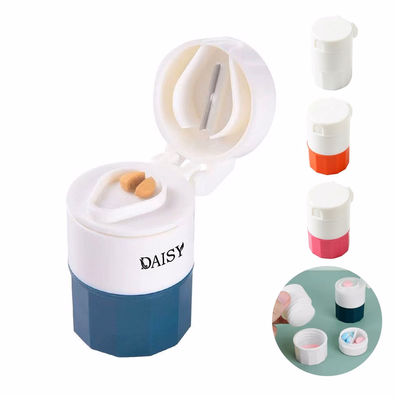 4 In 1 Multifunction Pill Cutter Crusher Box