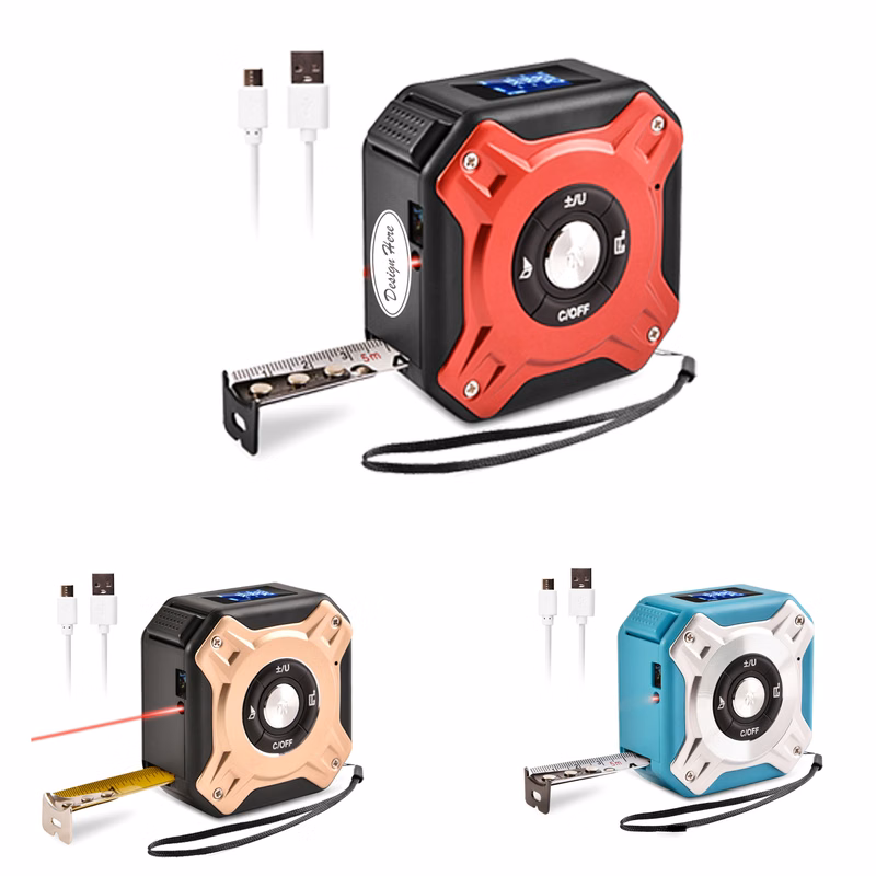 5m/40m Laser Distance Measure with Area & Volume Calculation