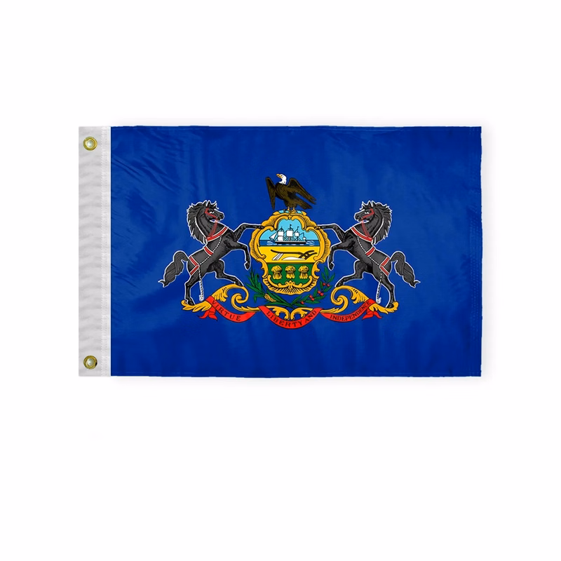 12"x18" to 8'x12' Pennsylvania Nylon Flags