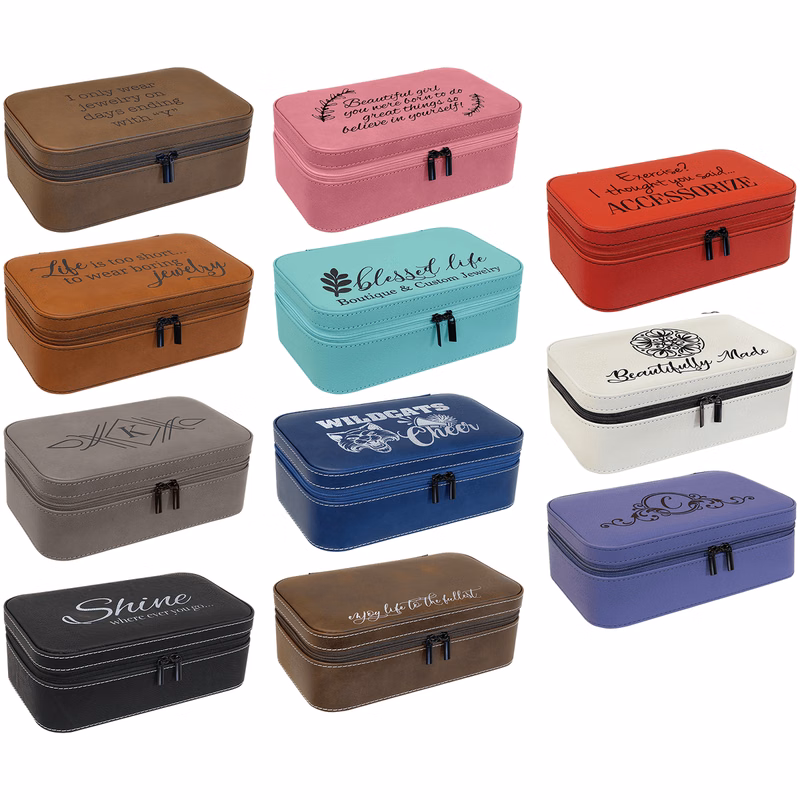 7 1/2" X 4 1/2" Leatherette Jewelry Box