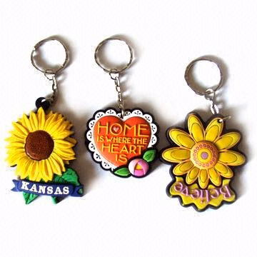 1" PVC Key Tag - in 3D