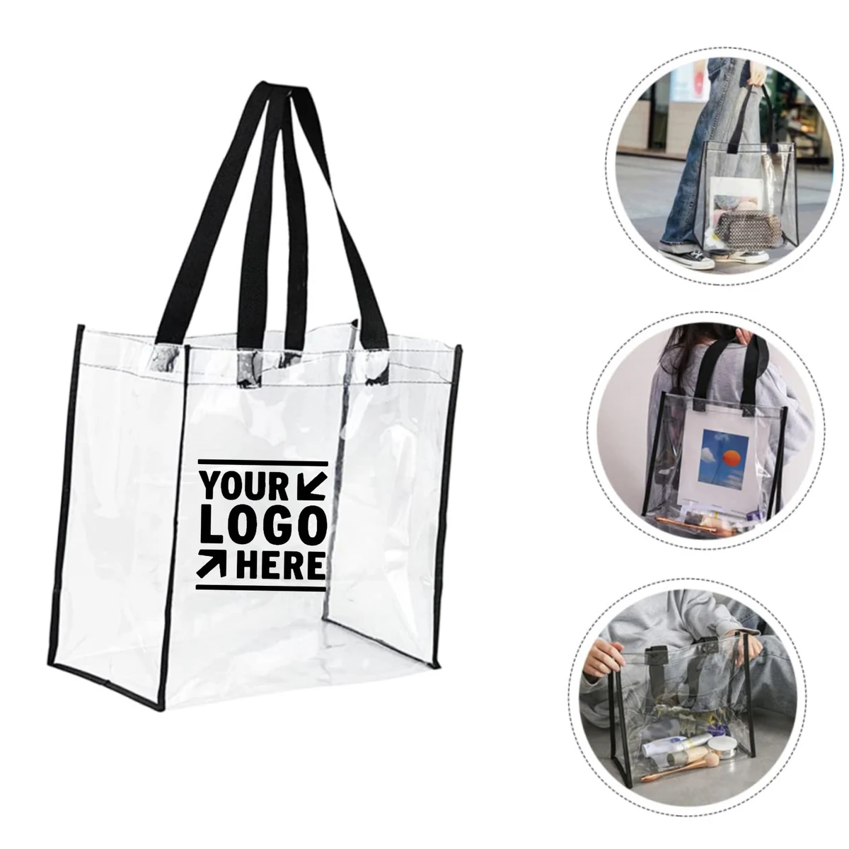 Transparent PVC Tote Bag 1