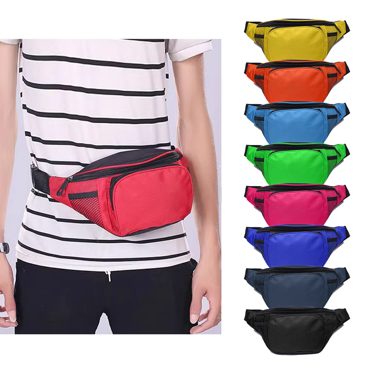 Buckle Travel Sport Waist Fanny Pack Bag 1