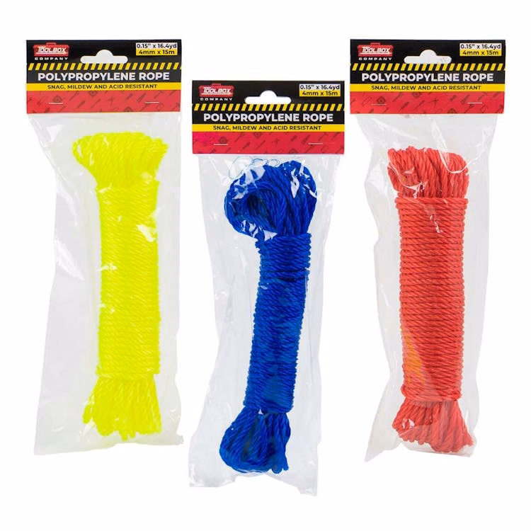 Twisted Rope Assorted Colors - 49.2' Long