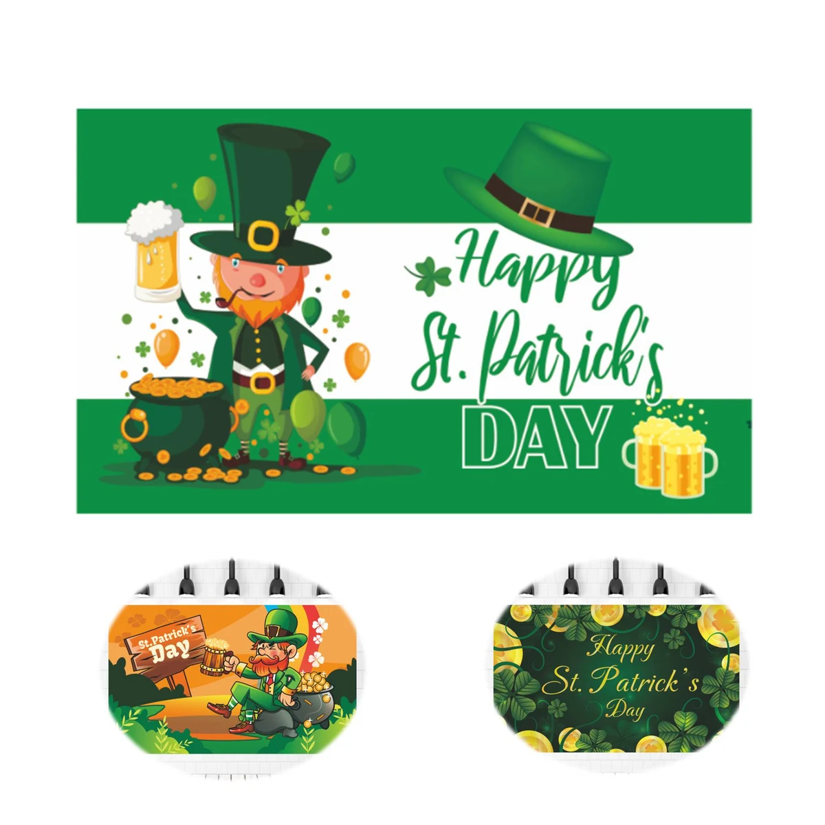 Custom Holiday Decoration Banner Hanging Flag 1