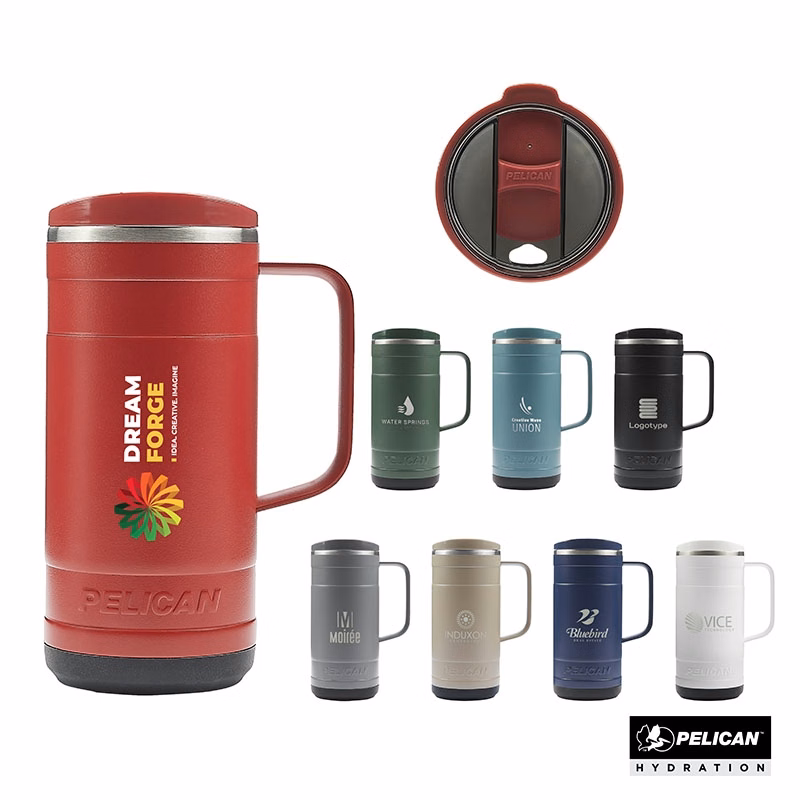 Pelican Ridge™ 18 oz. Recycled Double Wall Stainless Steel Mug