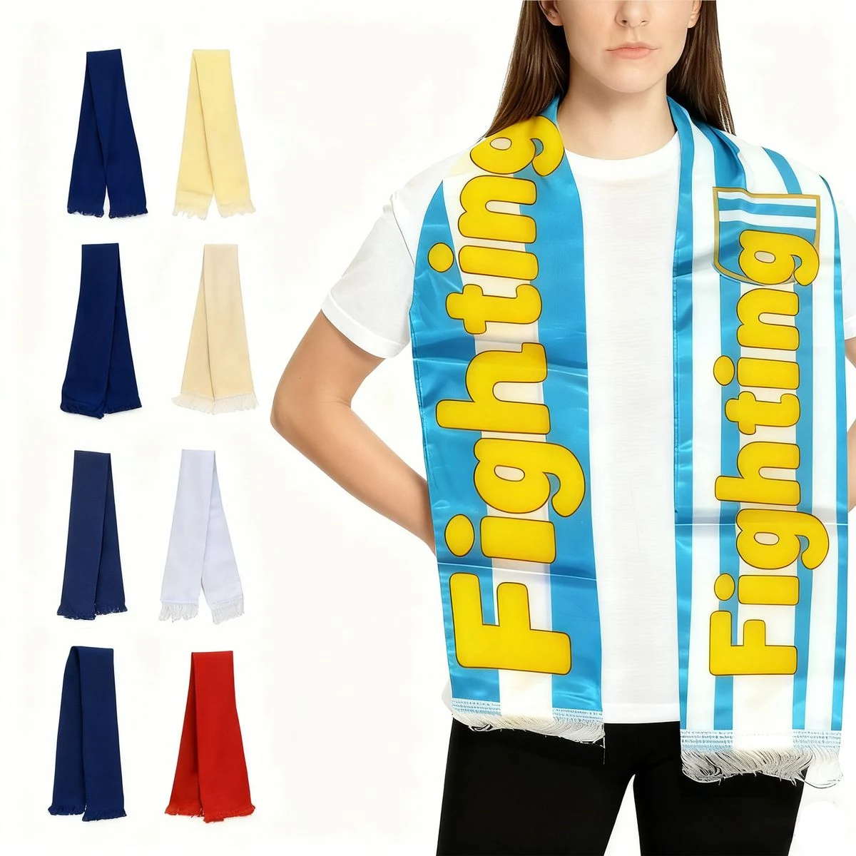 Game Day Sports Event Cheer Support Scarf 1