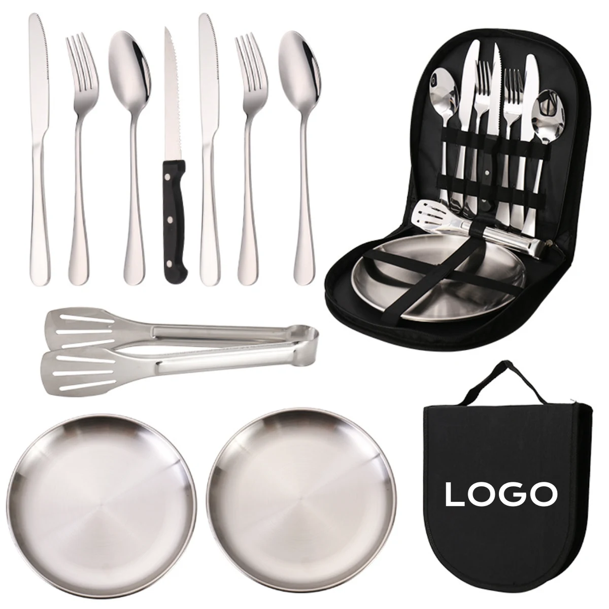 Portable Outdoor Stainless Steel Cutlery Set 1
