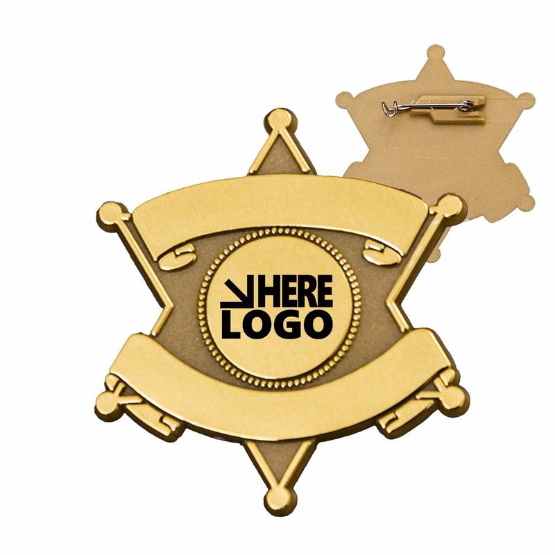 MOQ 100 Personalized Metal Badge Lapel Pins