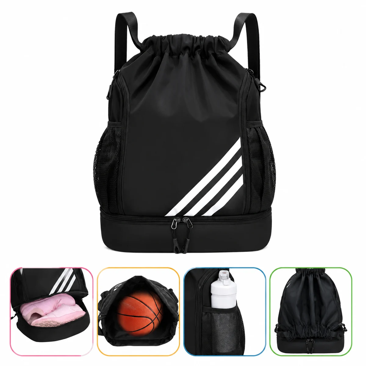 Sport Sack With Footwear Compartment 1