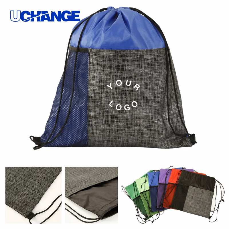Drawstring Bag Backpack Reusable for Travel or Errands