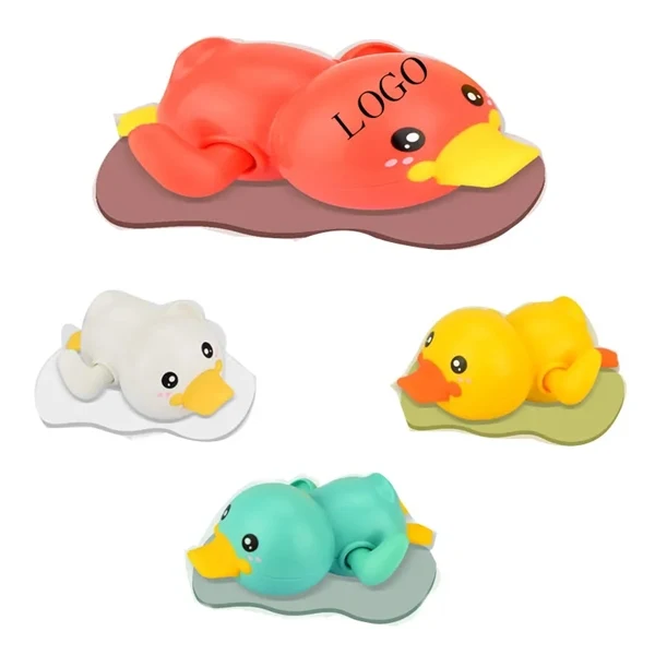 Custom 3.94 Inch Floating Duck Bath Toy with Sealed Construction — Kids Pool & Bath Play 1