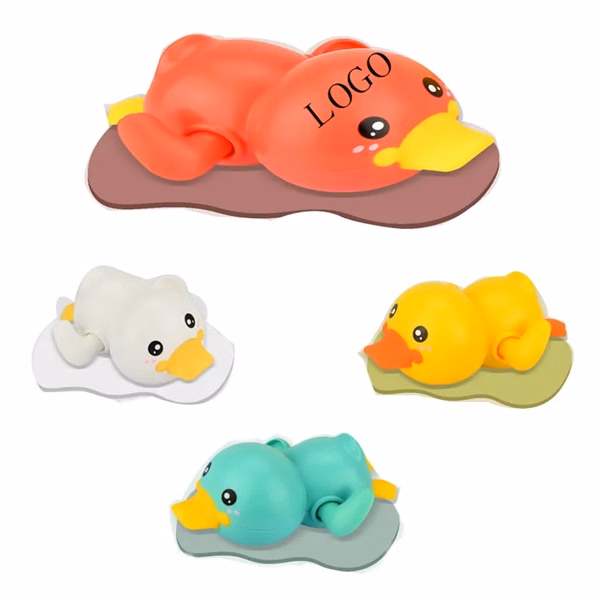 Custom 3.94 Inch Floating Duck Bath Toy with Sealed Construction — Kids Pool & Bath Play