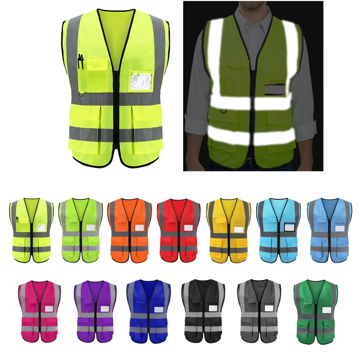 High Visibility Reflective Safety Vest MOQ 50pcs 1