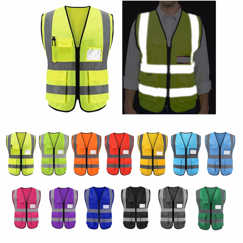 High Visibility Reflective Safety Vest MOQ 50pcs