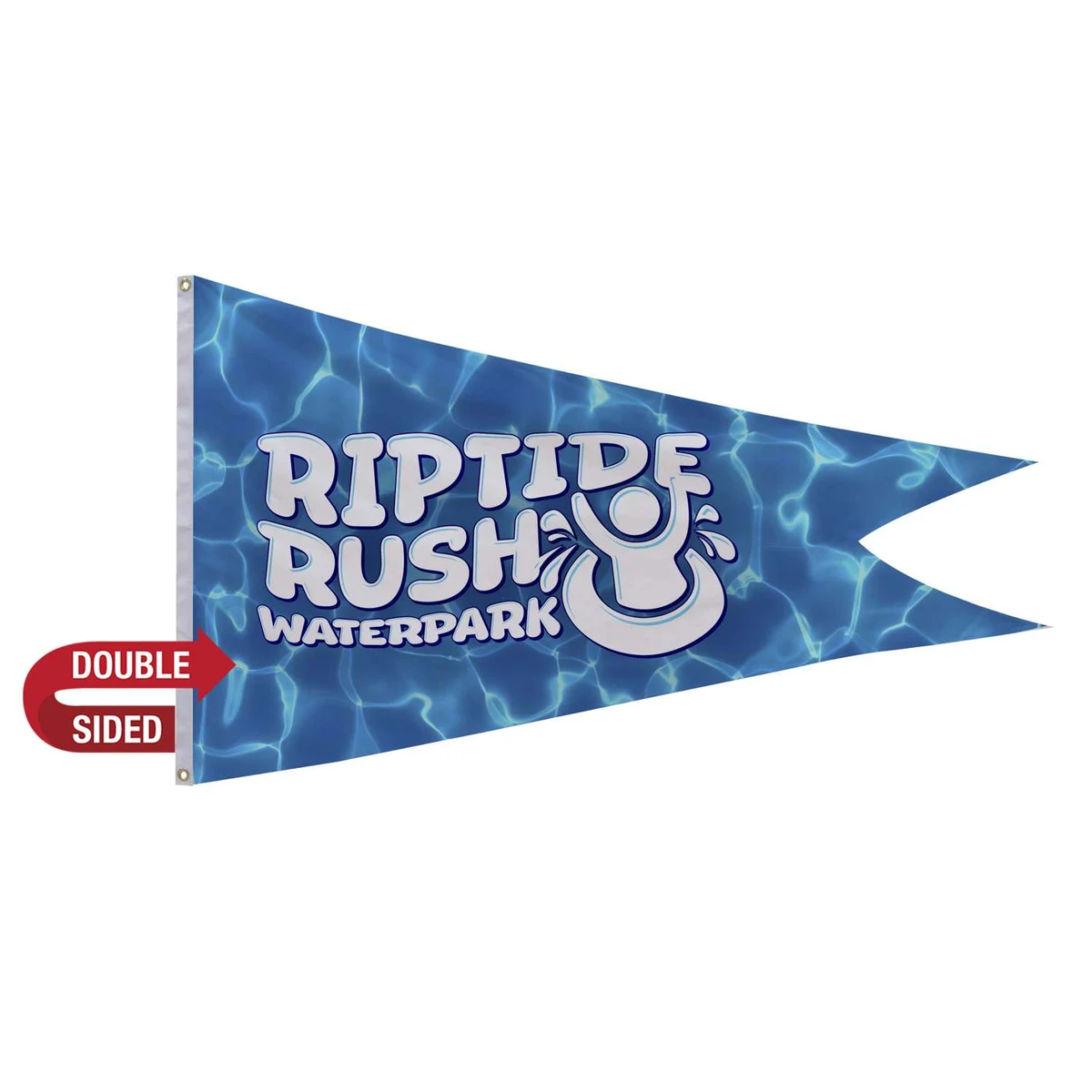 3' x 5' Nylon Burgee Flag Double-Sided 1