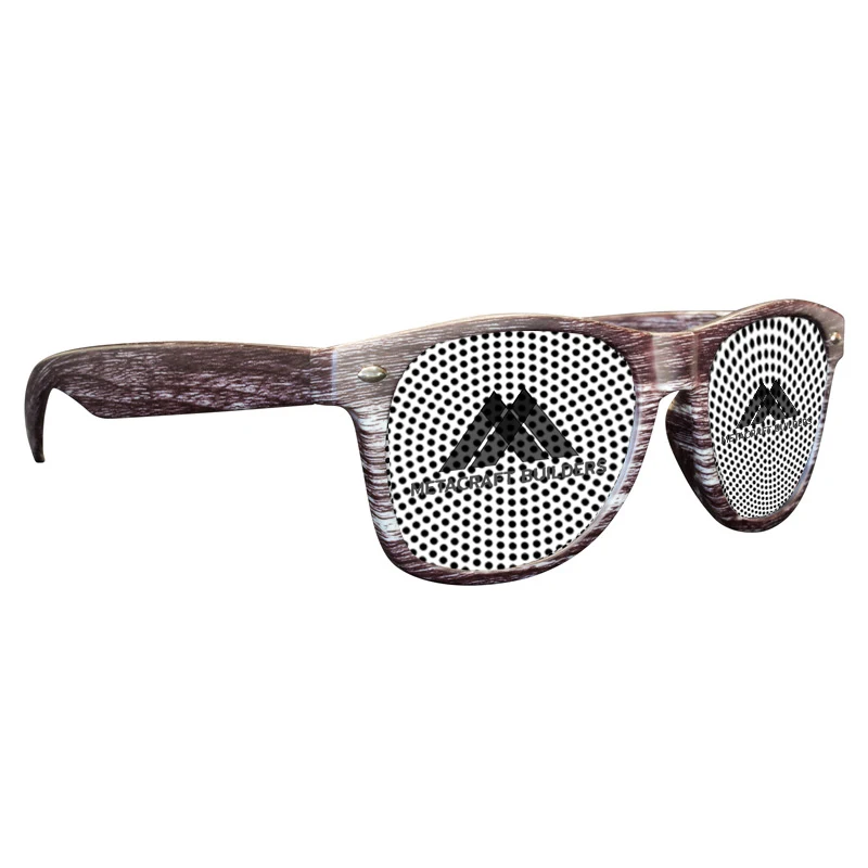 Full Color Dark Wood Tone Miami Sunglasses 1