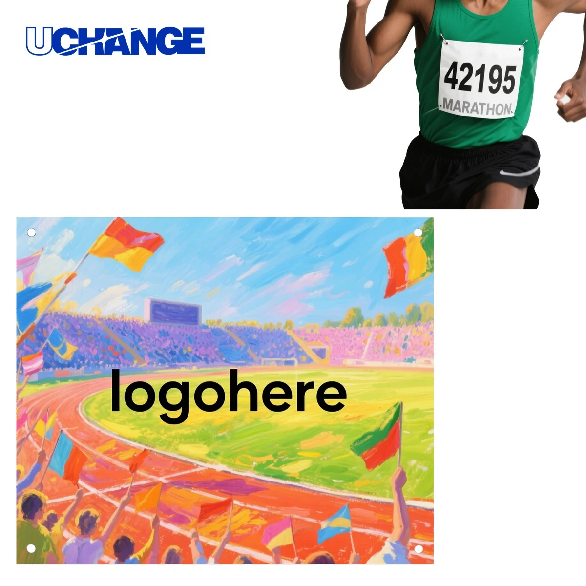Reusable Athletic Race Bib 1