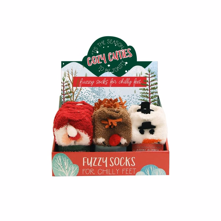 Christmas Fuzzy Socks - 3 Styles