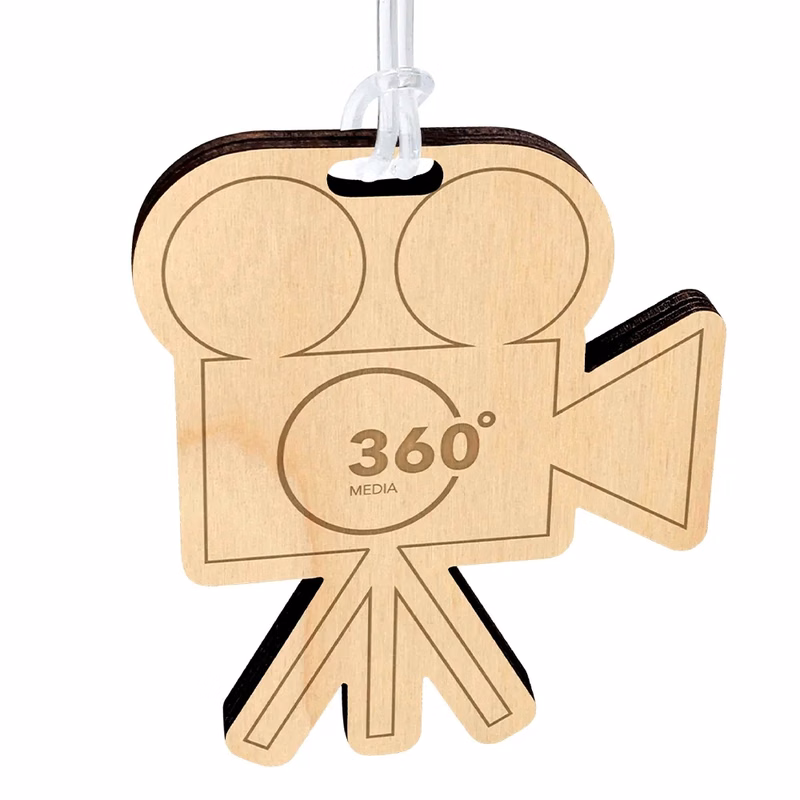 Custom Laser Etched Birch Bag Tags