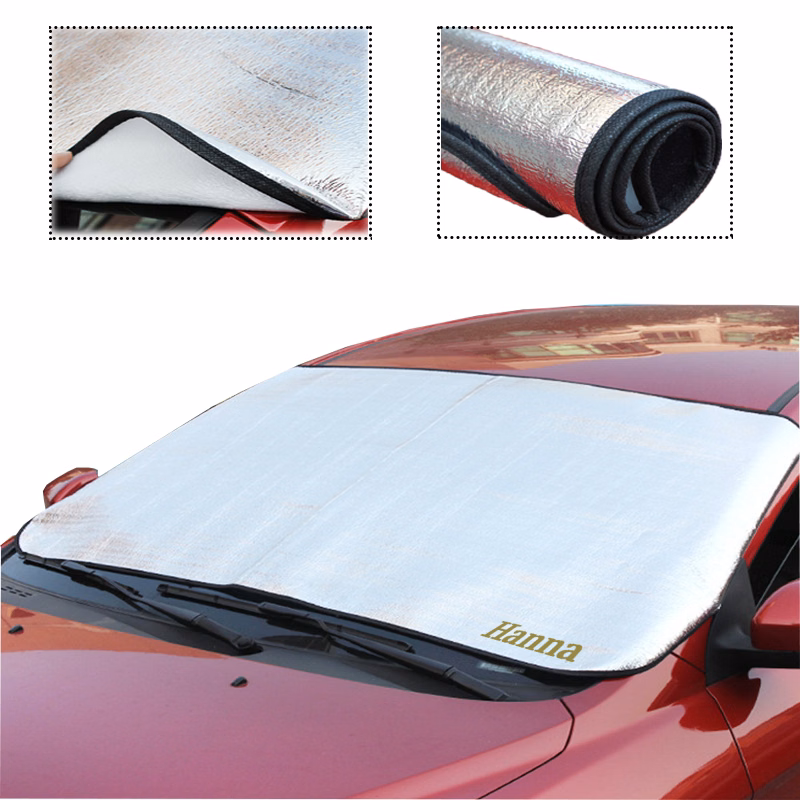 Car Thickened Double Sided Silver Visor
