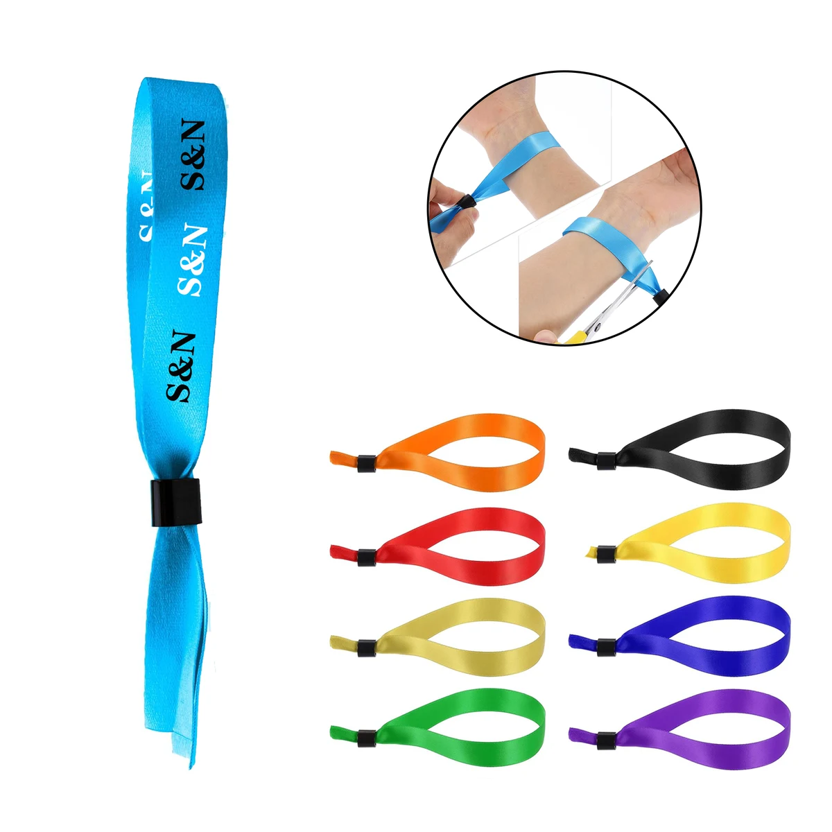 Disposable Polyester Buckle Bracelet 1