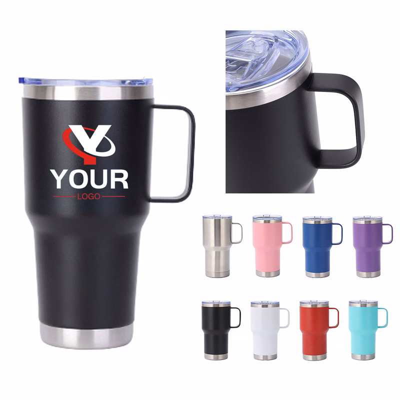 Stainless Steel Double-Wall Insulated Travel Mug