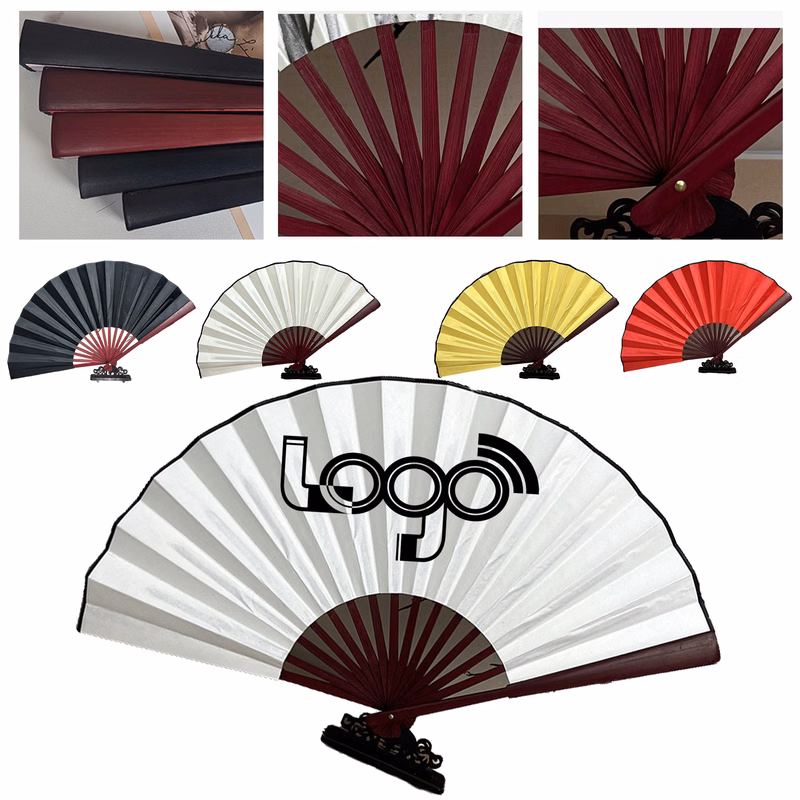Blank Silk Fan for Custom Designs, Ideal for Art & Promotion
