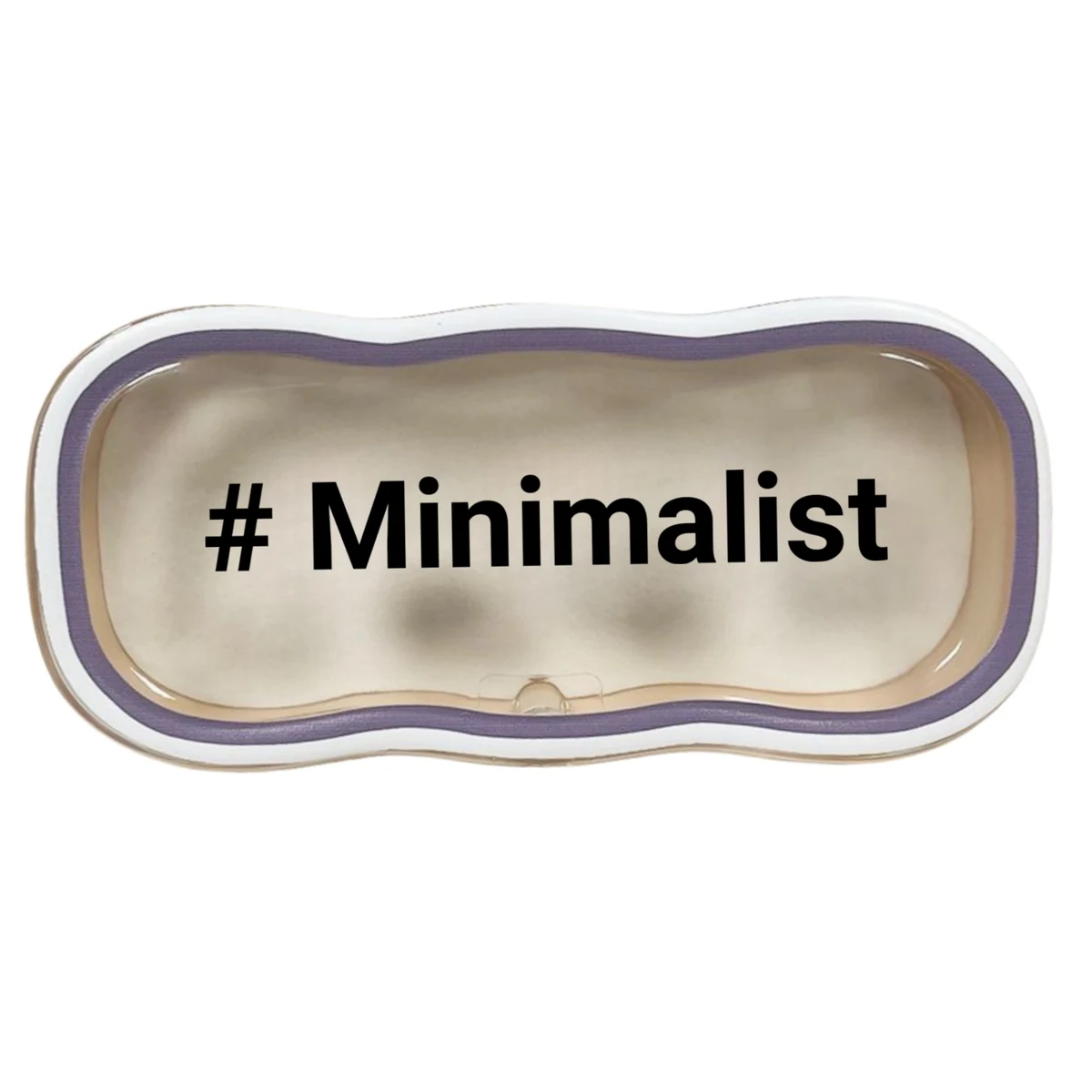 Plastic Translucent Eyeglass Case 1