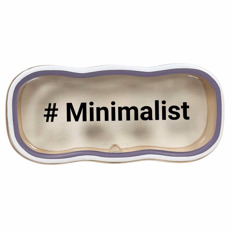 Plastic Translucent Eyeglass Case