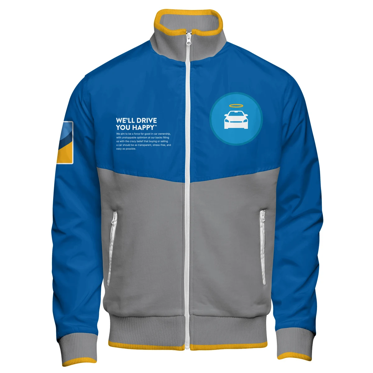 Fleece Satin Hybrid Track Jacket 1