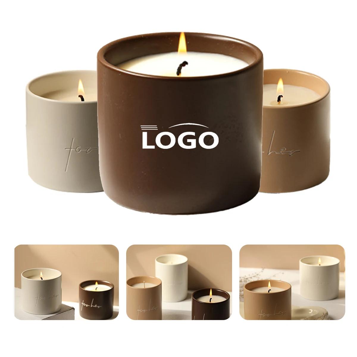 Custom Wax Scented Candle 1