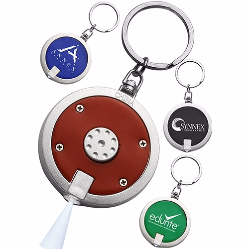 Round LED Key Chain
