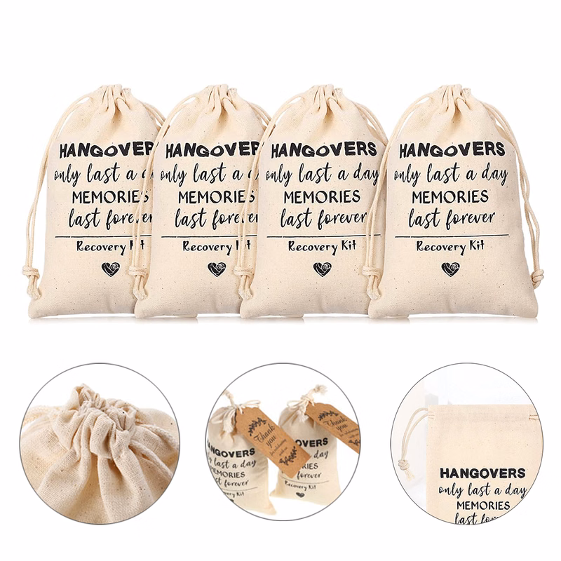 Cotton Muslin Party Favor Wedding Bag