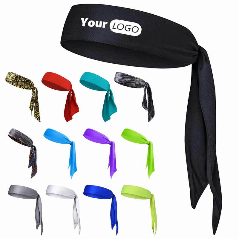 Polyester Solid Color Sports Sweatshirt Headband