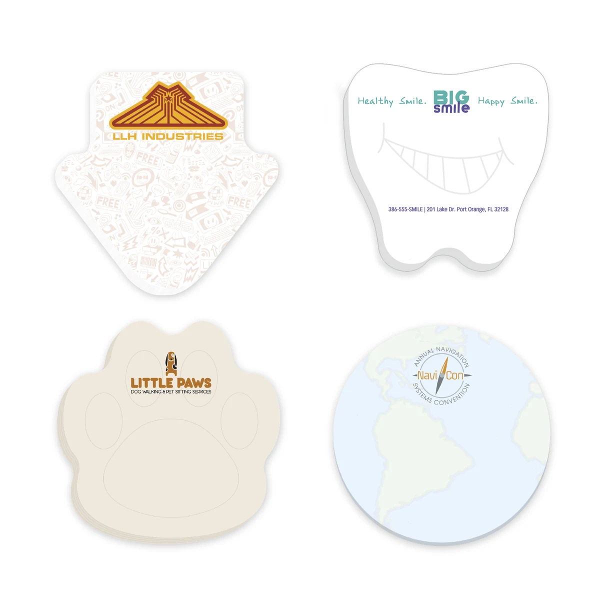 Souvenir® Sticky Note™ 3" x 3" Die Cut Pad, 25 sheet 1