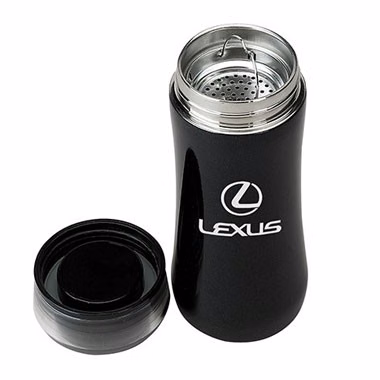 10oz Stainless Steel Vacuum Flask with Tea Strainer