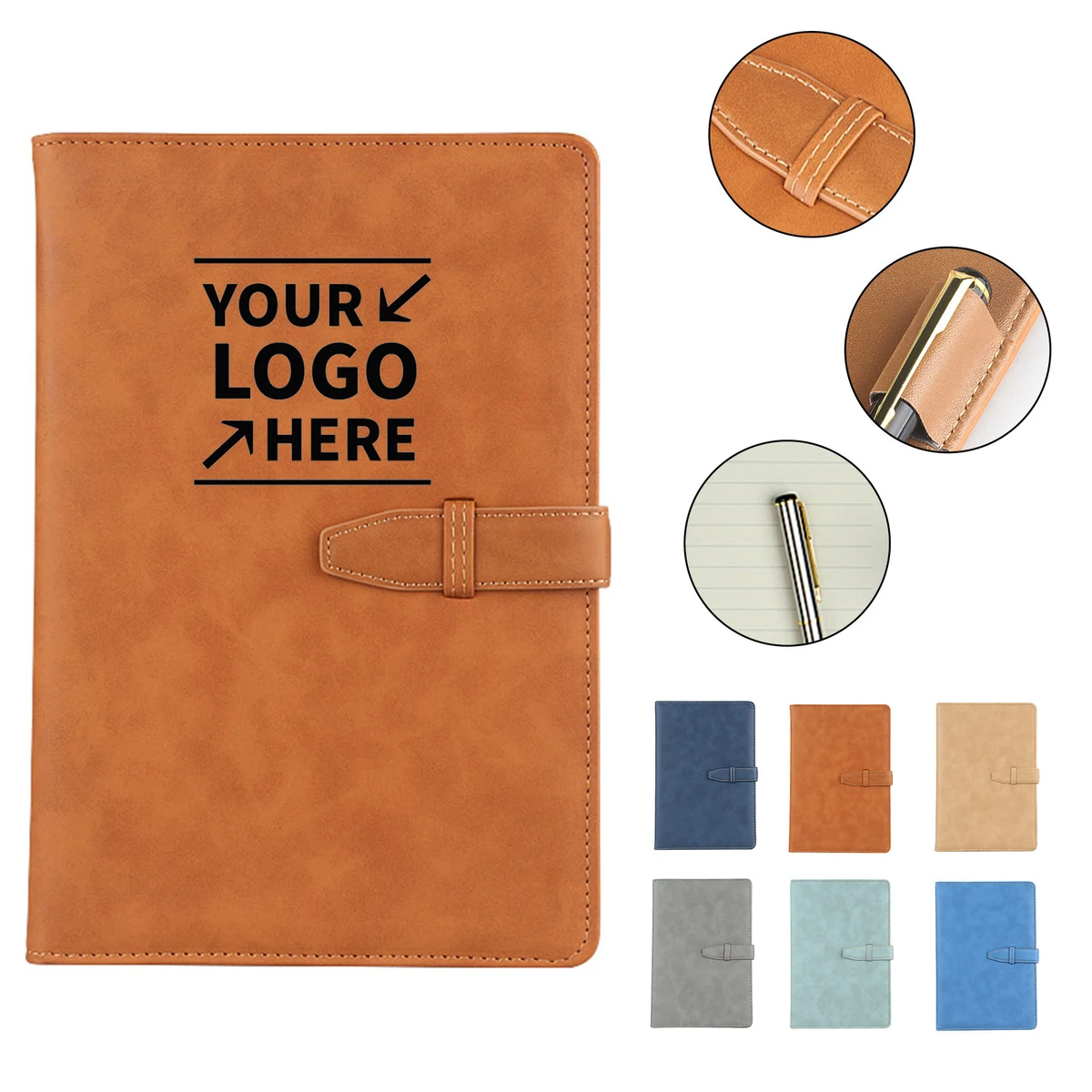 Faux Leather Cover Notebook 1