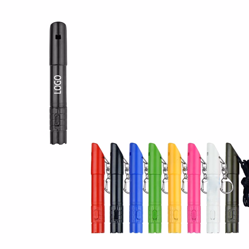 Outdoor Camping Whistle, Flashlight, Ballpoint Pen