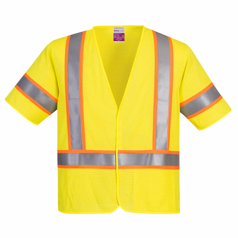 PORTWEST® Electric Arc Proof Modaflame Hi-Vis Class 3 FR Mesh Vest
