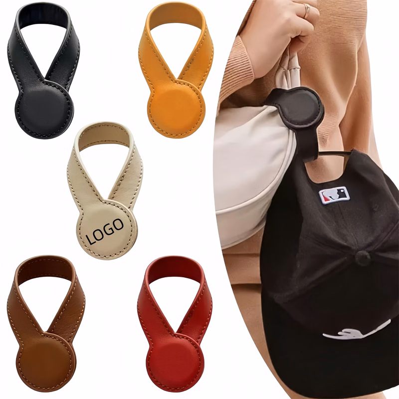 Leather Hat Clip With Magnet