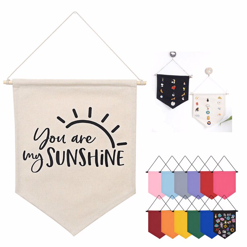 Ustom Full Color Relief Hanging Pennant