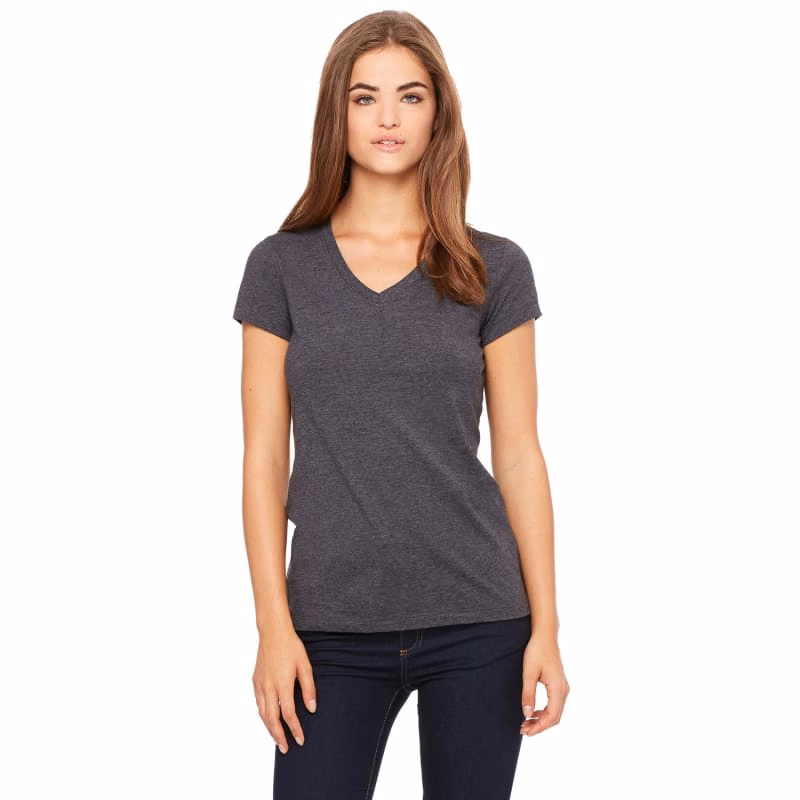 Bella Ladies Jersey Short-Sleeve V-Neck T-Shirt
