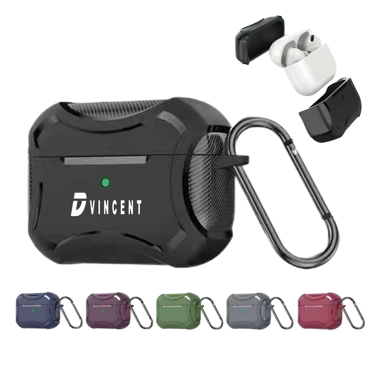 Earphone Protective Case w/ Carabiner 1