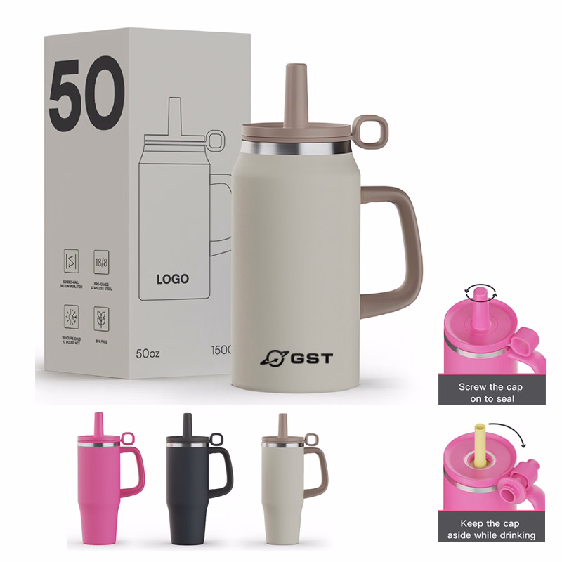 50oz. Travel Vacuum Insulated Thermos Bottle